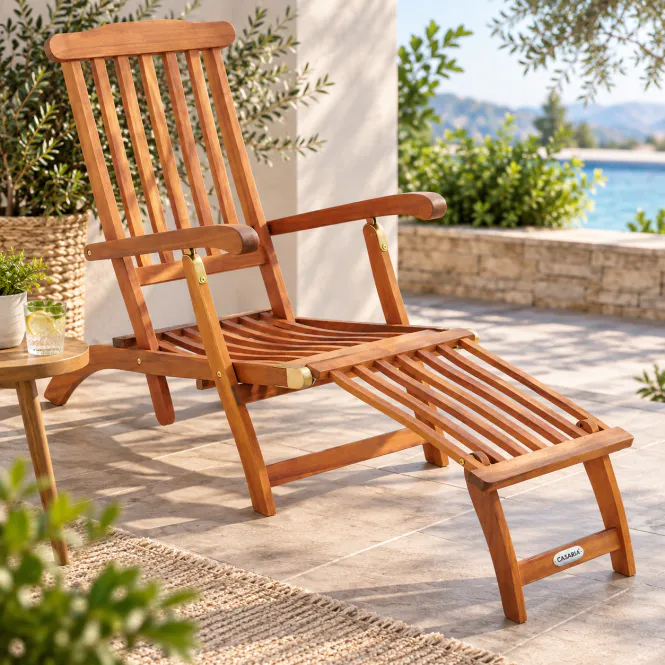 Hovedbilde Solseng Queen Mary sett med 2 stk akasietre 169x54x95cm