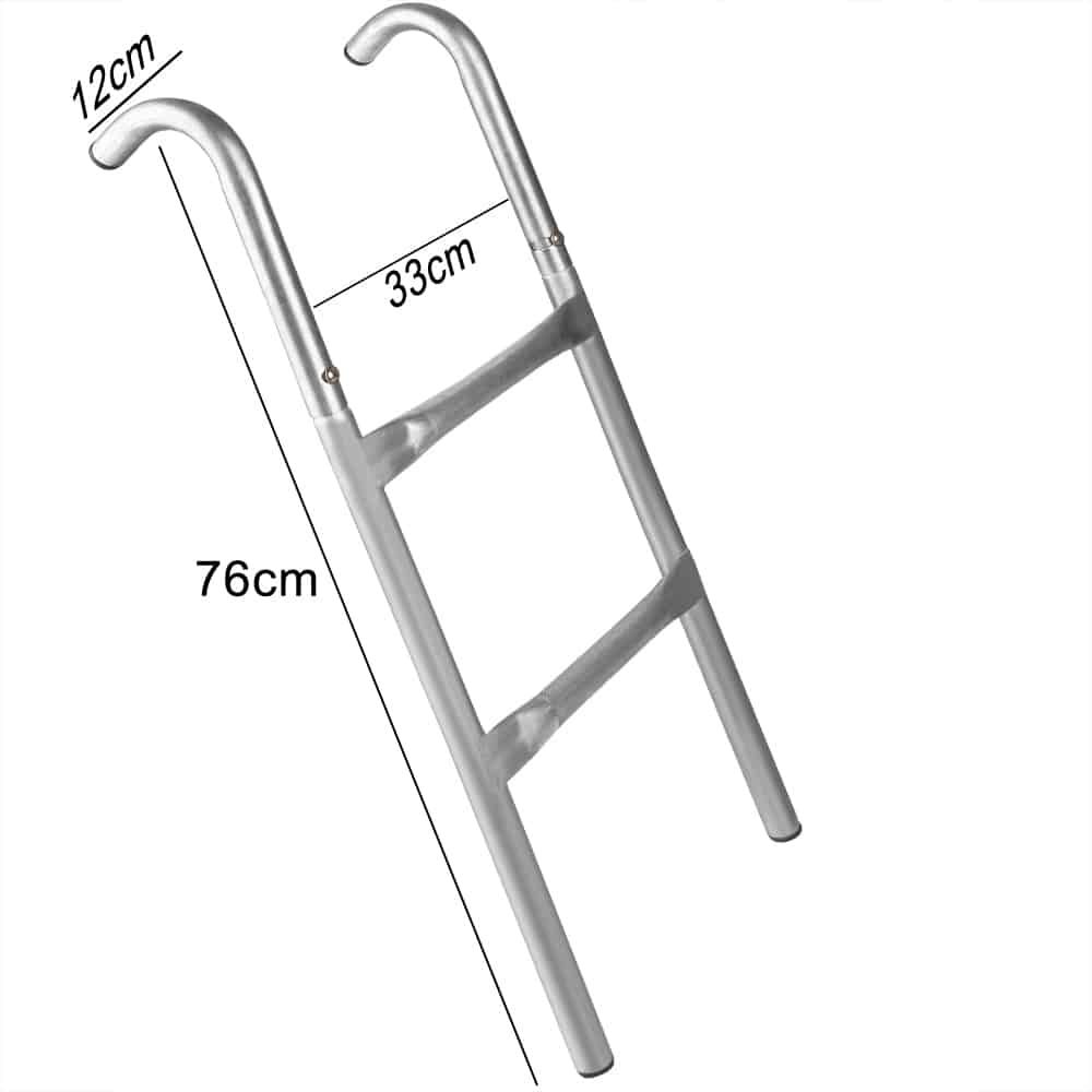 Trampolinestige 76 cm / 2 metalltrinn