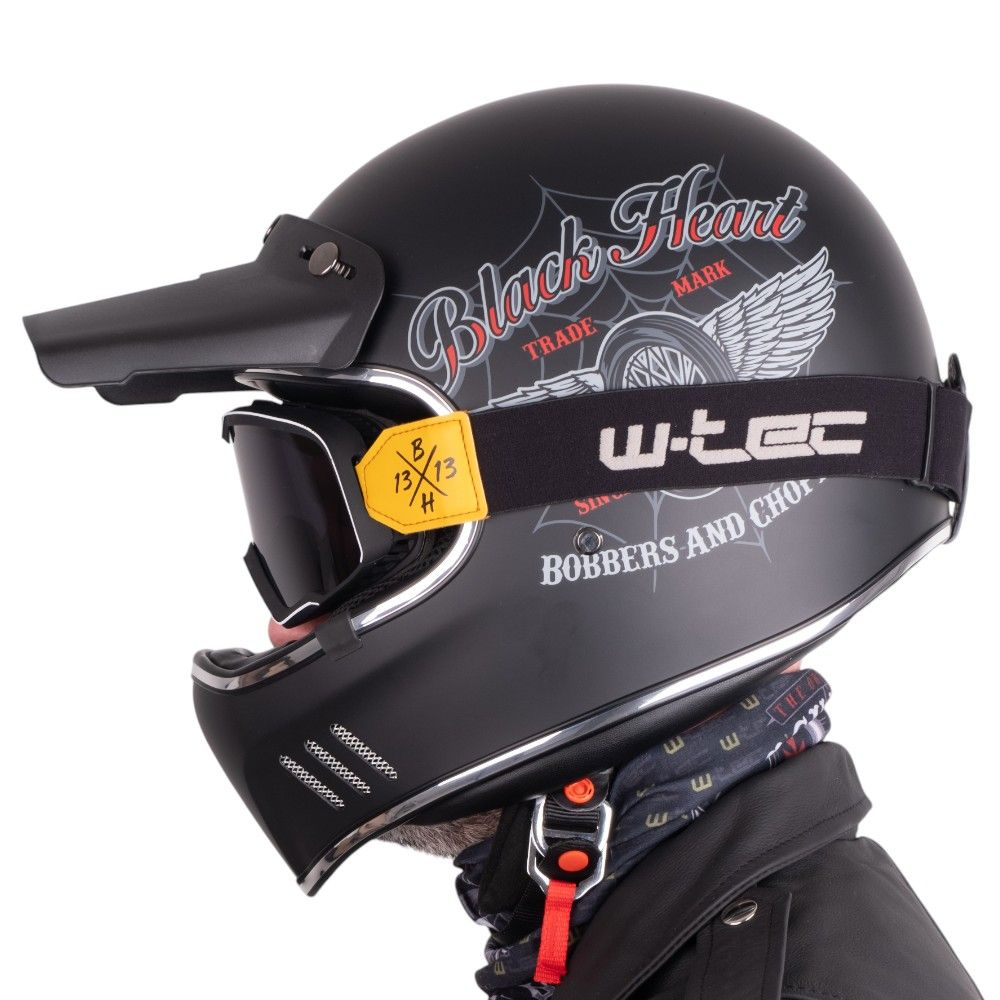 W-TEC Black Heart Retron matt angerwheel – Vintage MC-hjel