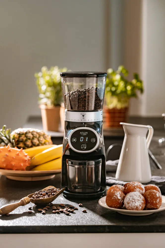 Elektrisk Kaffekvern med Koniske Kvernverk