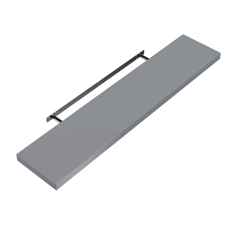 B-Vare - Vegghylle grå - 70 cm