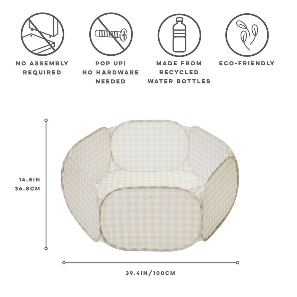 3 Sprouts ballbasseng - Gingham