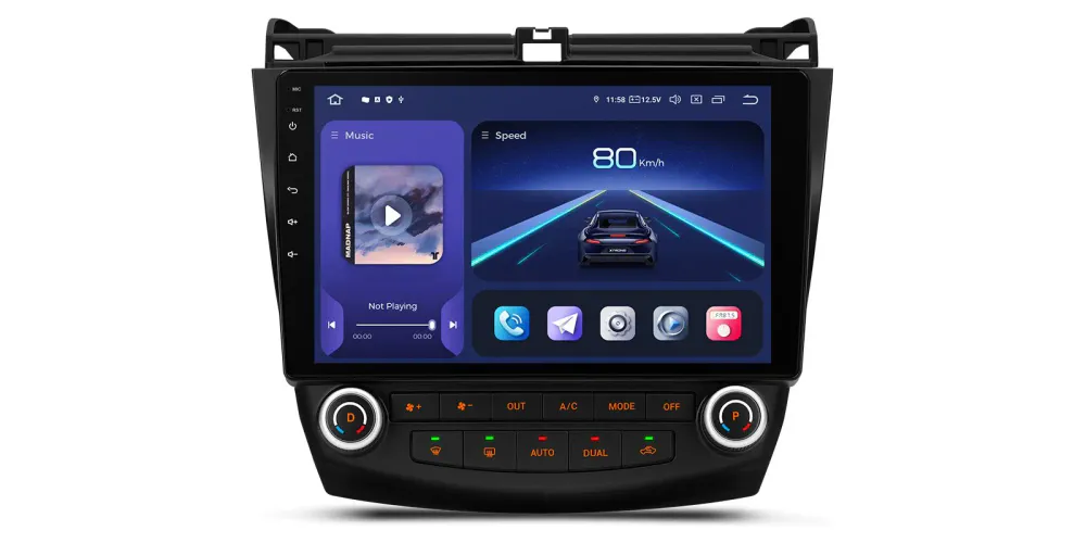 Android 14 bilstereo Honda Accord 2003–2007 10,1
