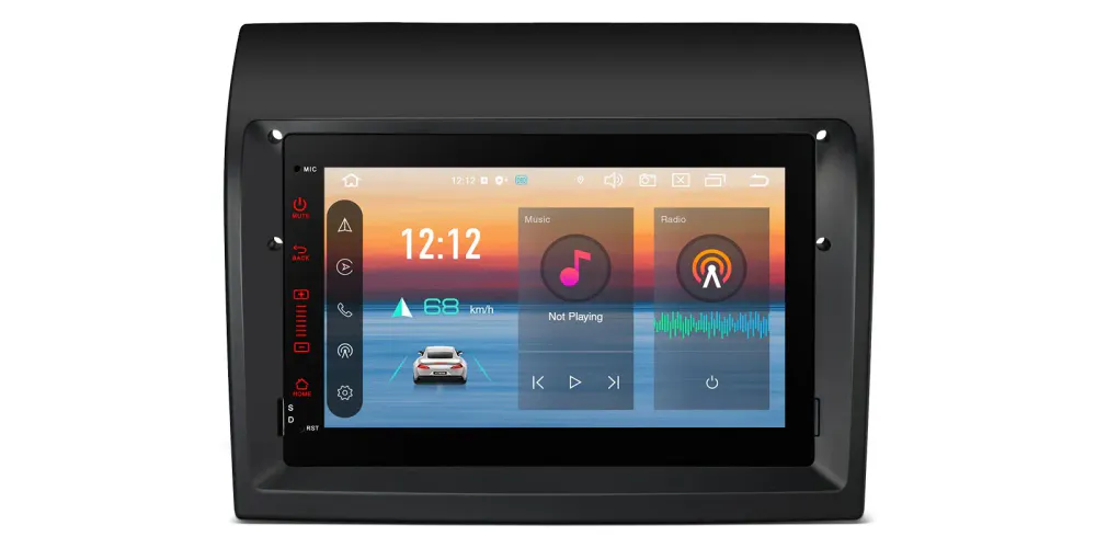 Android 14 bilstereo Fiat Ducato 4GB+64GB 4G LTE DAB+