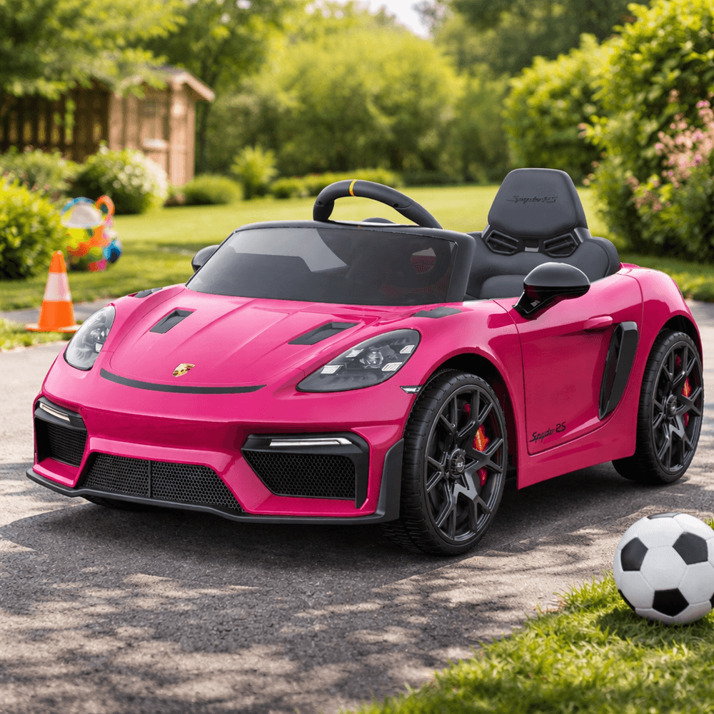 B-vare - Porsche Spyder 718 RS - elbil barn - gummidekk