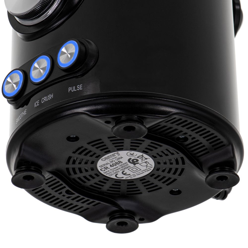 Camry blender med glasskanne 1800w - 1,5 liter