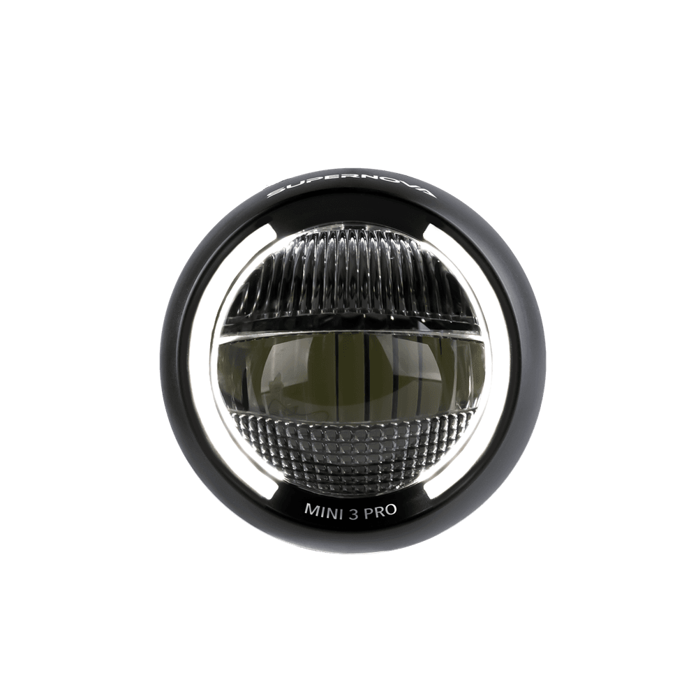 Frontlykt El-sykkel Supernova Mini 3 Pro 350-800L, 12V