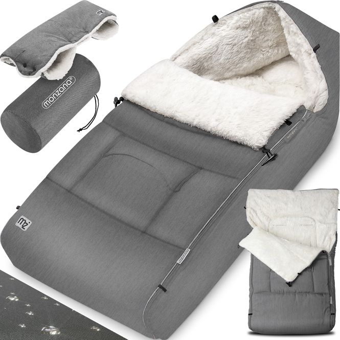Hovedbilde Baby vognpose Premium 90x60cm - grå