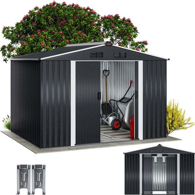 Hovedbilde Hagebod metall 260x205x180cm - antrasitt