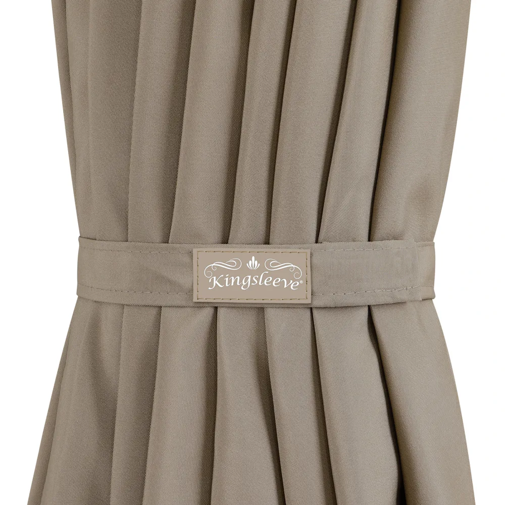 Parasoll m/vipp aluminium Ø300cm - taupe
