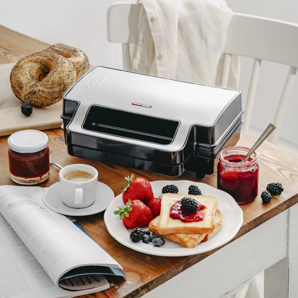 Toastjern og Kontaktgrill Adler 3073 2-i-1