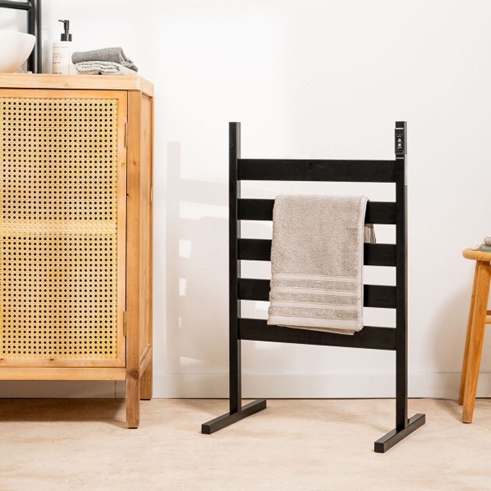Elektrisk håndkleholder for vegg og gulv – 5 stenger