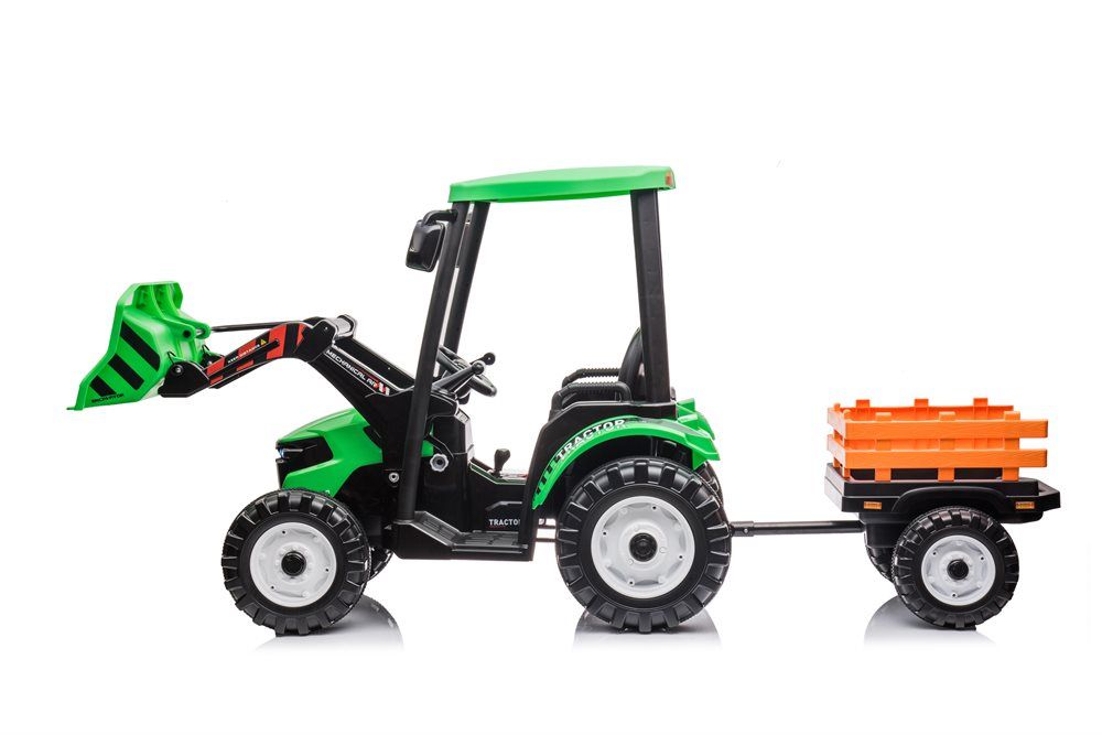 Azeno Farmer Traktor Gravemaskin 24V med Tilhenger
