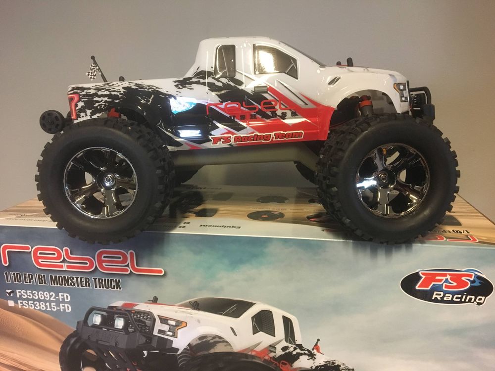 FS Racing Rebel 1/10 Børsteløs Monster Truck RTR