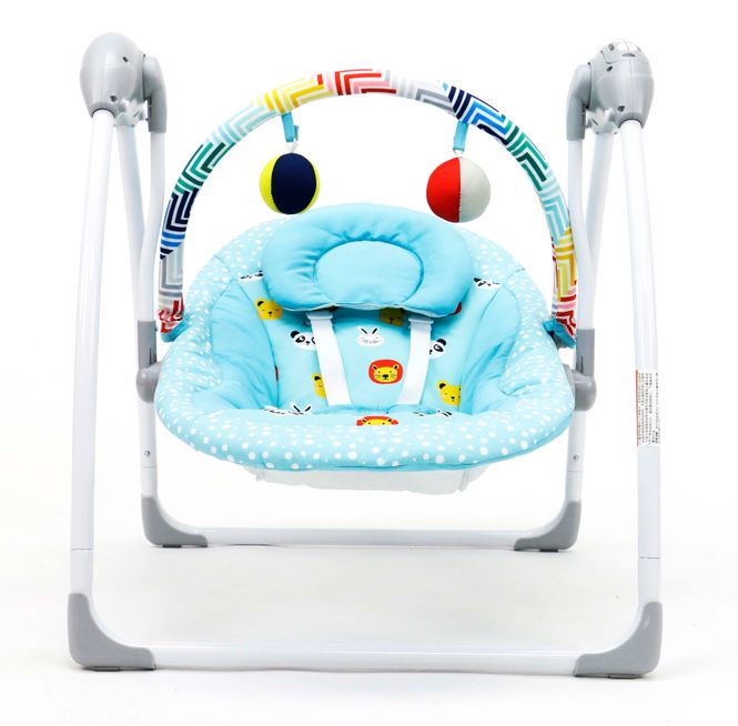 Hovedbilde Vippestol, Baby Bouncer Swing Musical, blå