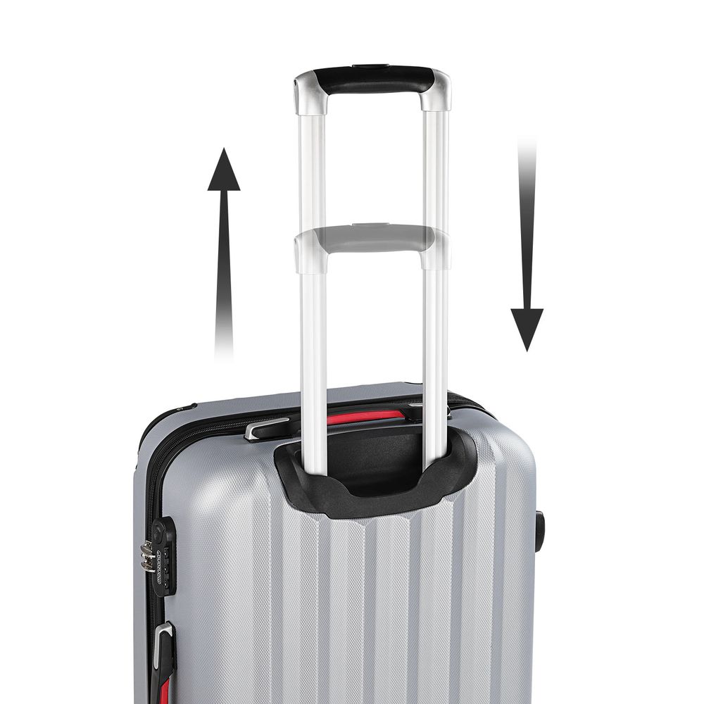 Koffert Baseline Hard Case 62L ABS - sølv
