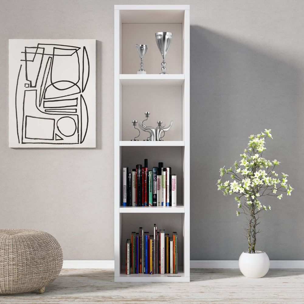 Bokhylle Skylar 4 hyller - 106x30x30 cm