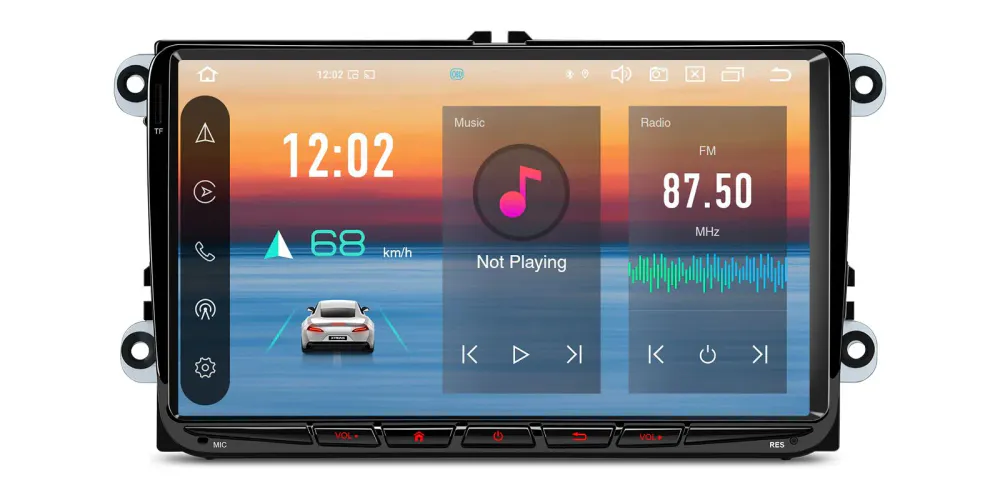 Android 14 Bilstereo med DAB+ for VW - Skoda - Seat