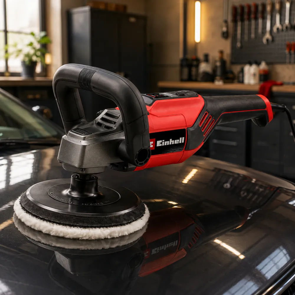 Polerings- og slipemaskin 1100 W – Einhell CC-PO 1100/150 CE