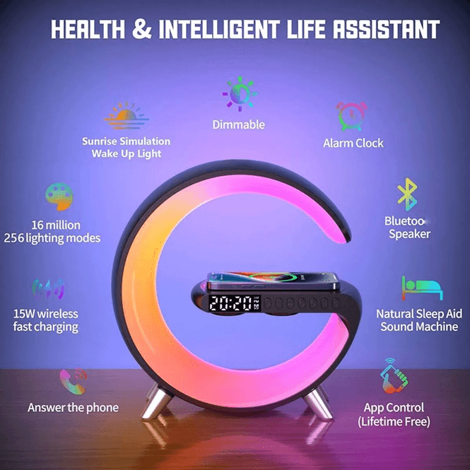 Hovedbilde Mood Charger Premium LED-Lampe - sort