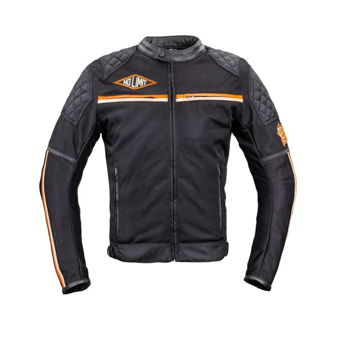 Hovedbilde W-TEC 2Stripe Sommer MC-jakke