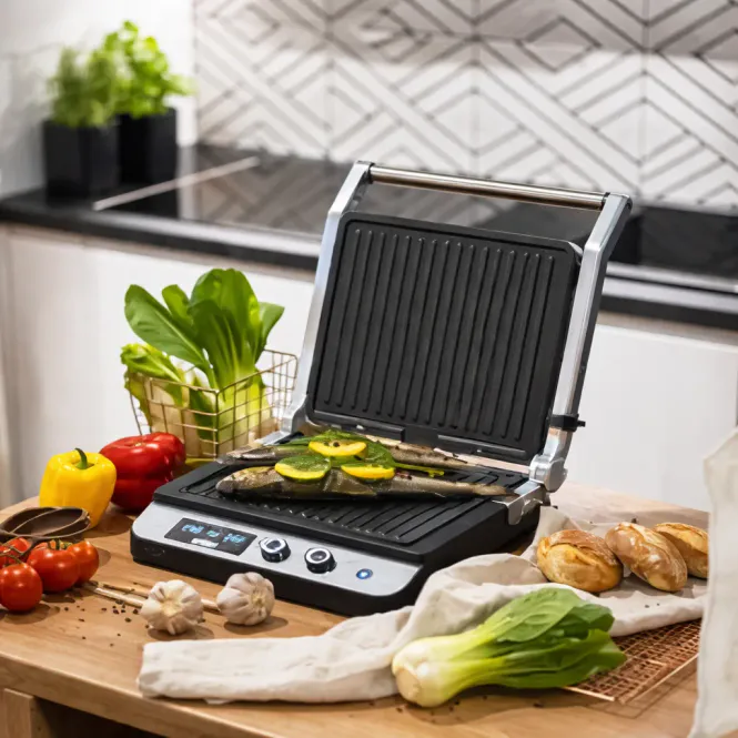 Hovedbilde Adler Elektrisk grill med LED-display - 3000 W