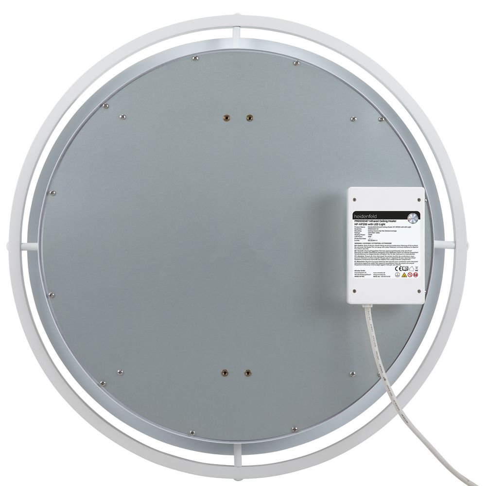 Infrarødt varmepanel for tak 750 W med LED – Heidenfeld HF-HP200