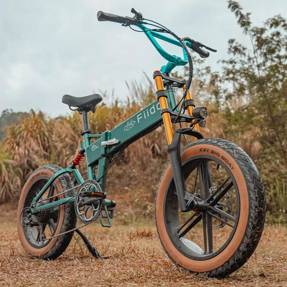 DEMO - Fiido M1 Pro - Fulldempet sammenleggbar el-fatbike