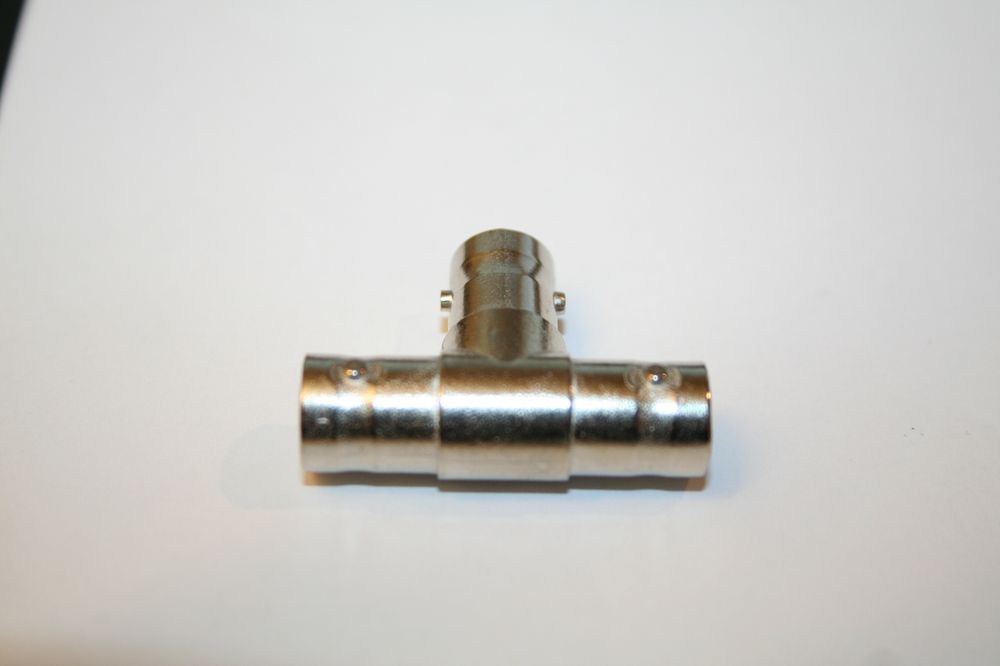 T-stykke Hunne til hunne til hunne BNC connector for skjøting