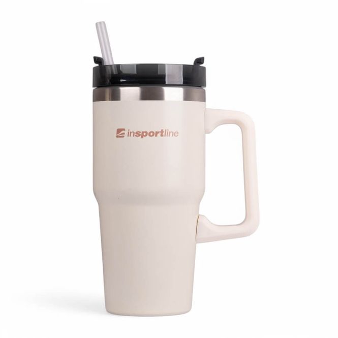 Hovedbilde Isolert reisekopp Teasara 600 ml - beige/sort
