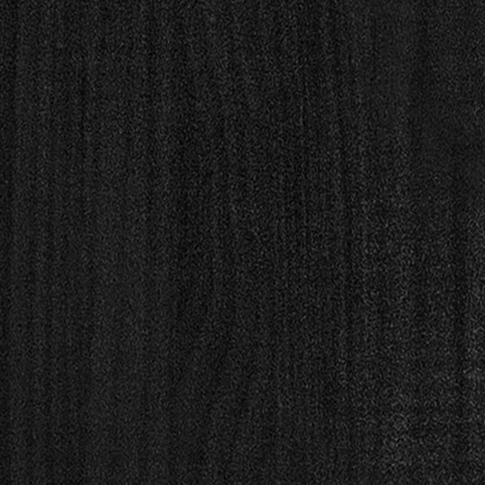 Skap 60x36x84 cm heltre furu - sort