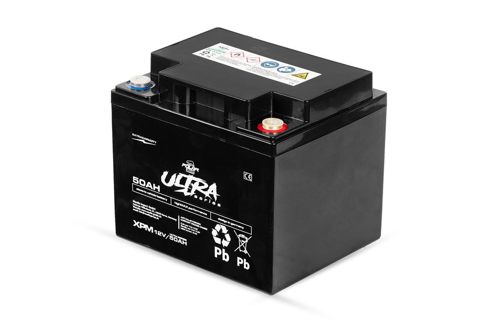 Polar Bär 12V 50Ah AGM XPM Batteri for elbil og transport