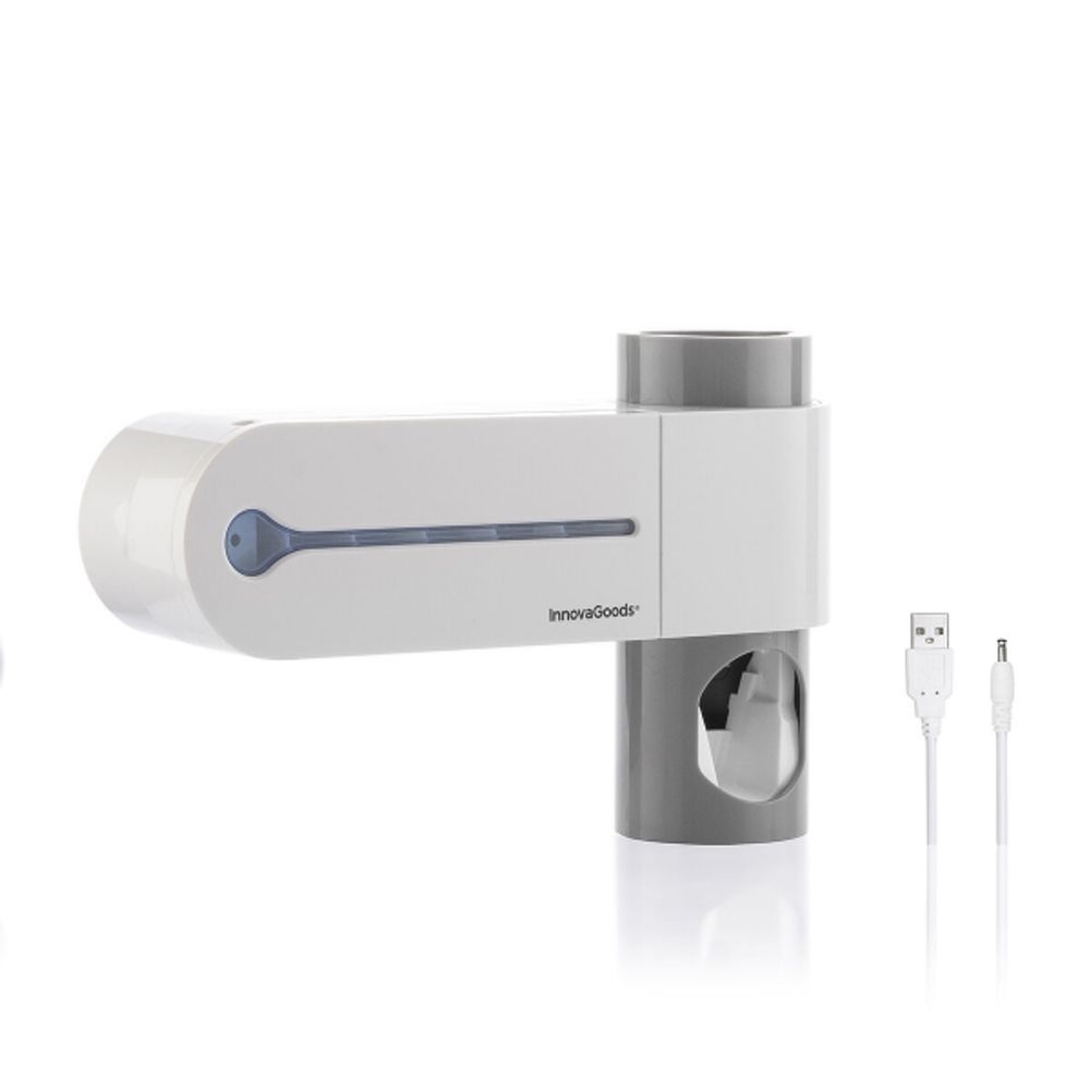 UV-tannbørstesterilisator med tannkremdispenser