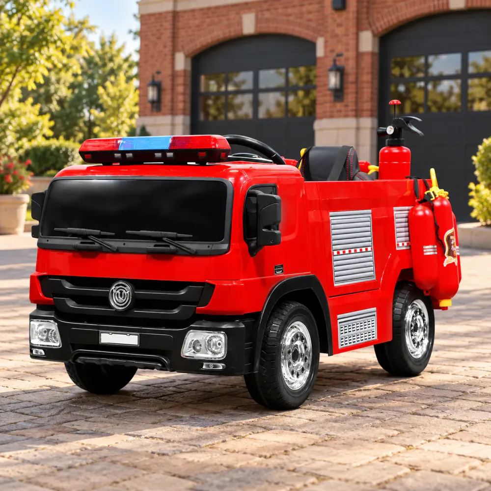 Premium brannbil for barn 3-6 år - 90W 12V