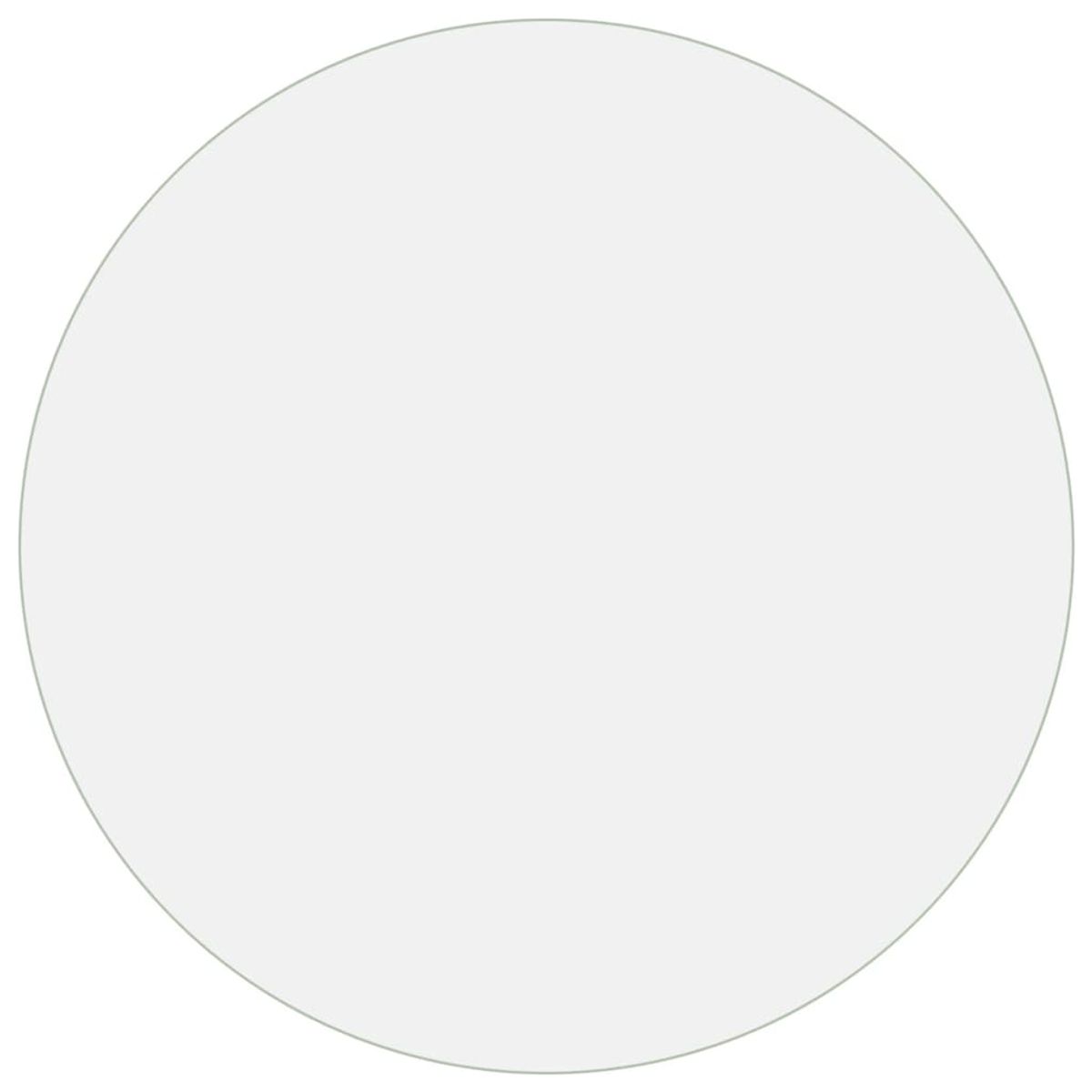 Bordbeskytter gjennomsiktig 2 mm - Ø80 cm