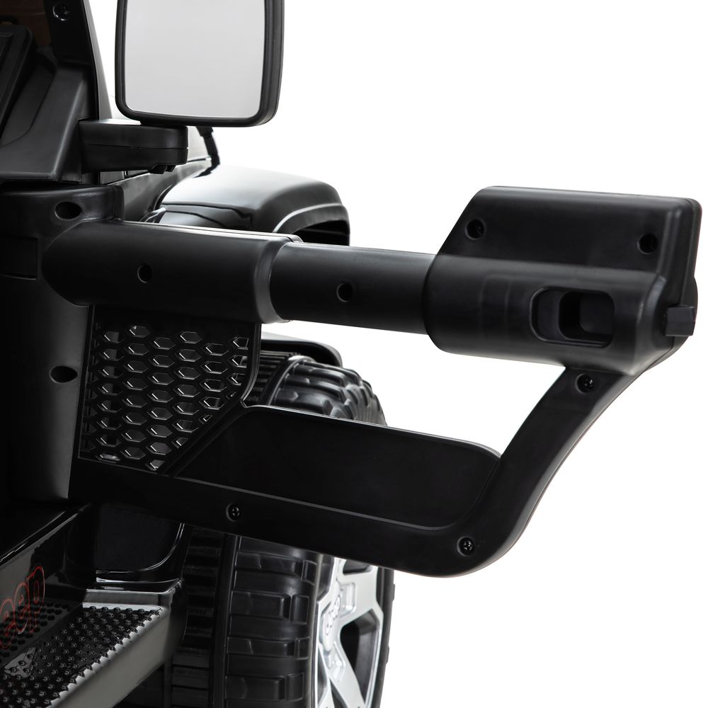 Elbil for barn Jeep Wrangler Rubicon - hvit/sort