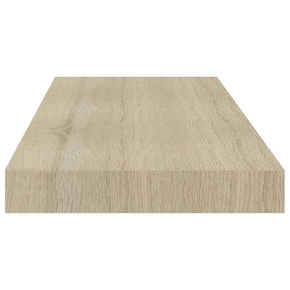 Flytende vegghylle eik 60x23,5x3,8 cm