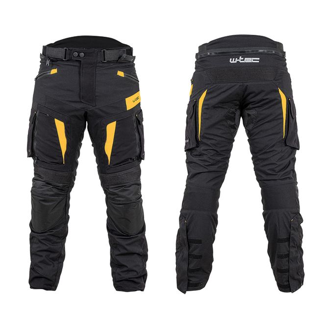 Hovedbilde MC-bukse W-TEC Aircross Svart/Gull
