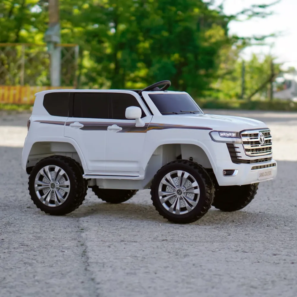 Toyota Land Cruiser elektrisk barnebil – 2 seter, 12V, 140W - 2-6år