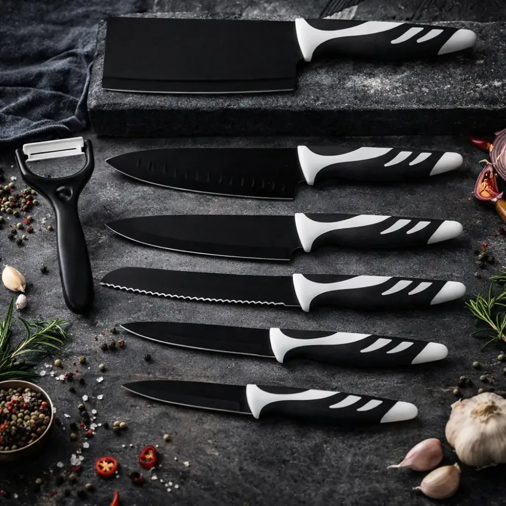 Top Chef sorte kniver i 6 deler