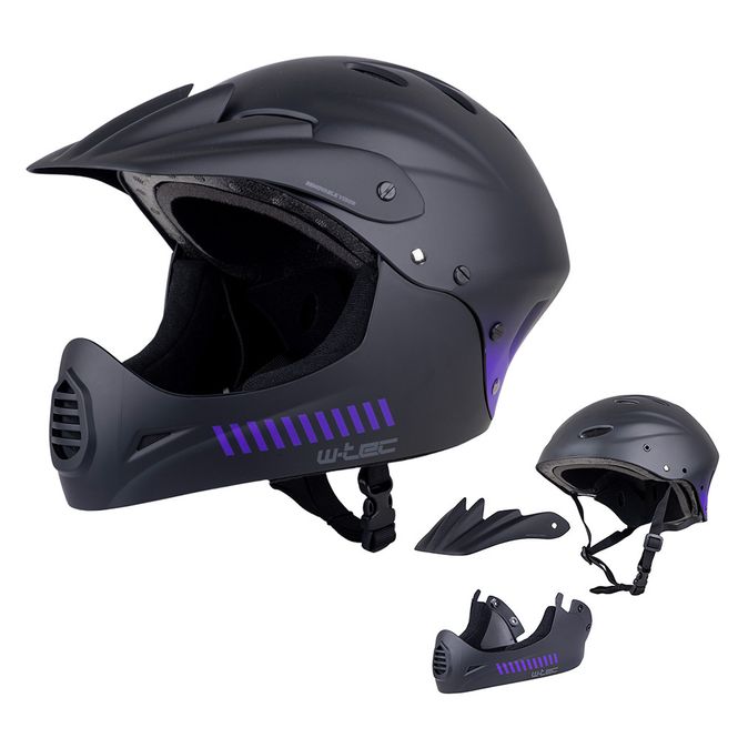 Hovedbilde Downhill Helmet W-TEC Campanero Noir Violet