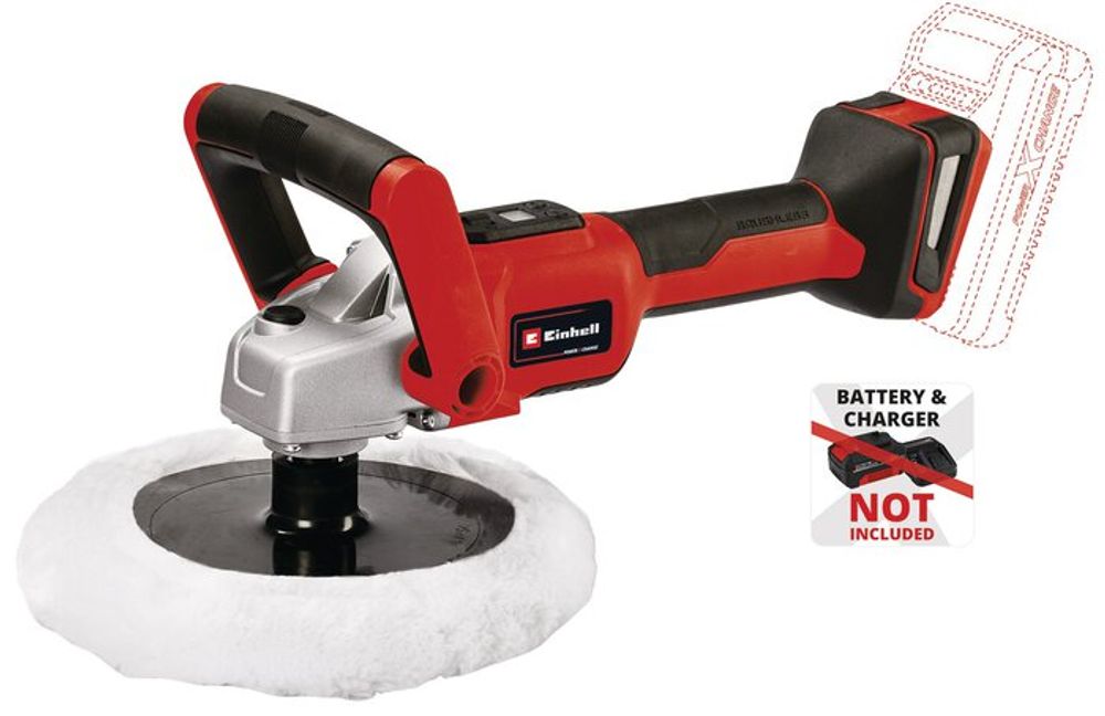 Batteridrevet polerings- og slipemaskin 18V – Einhell CE-CP 18/180 Li E-Solo