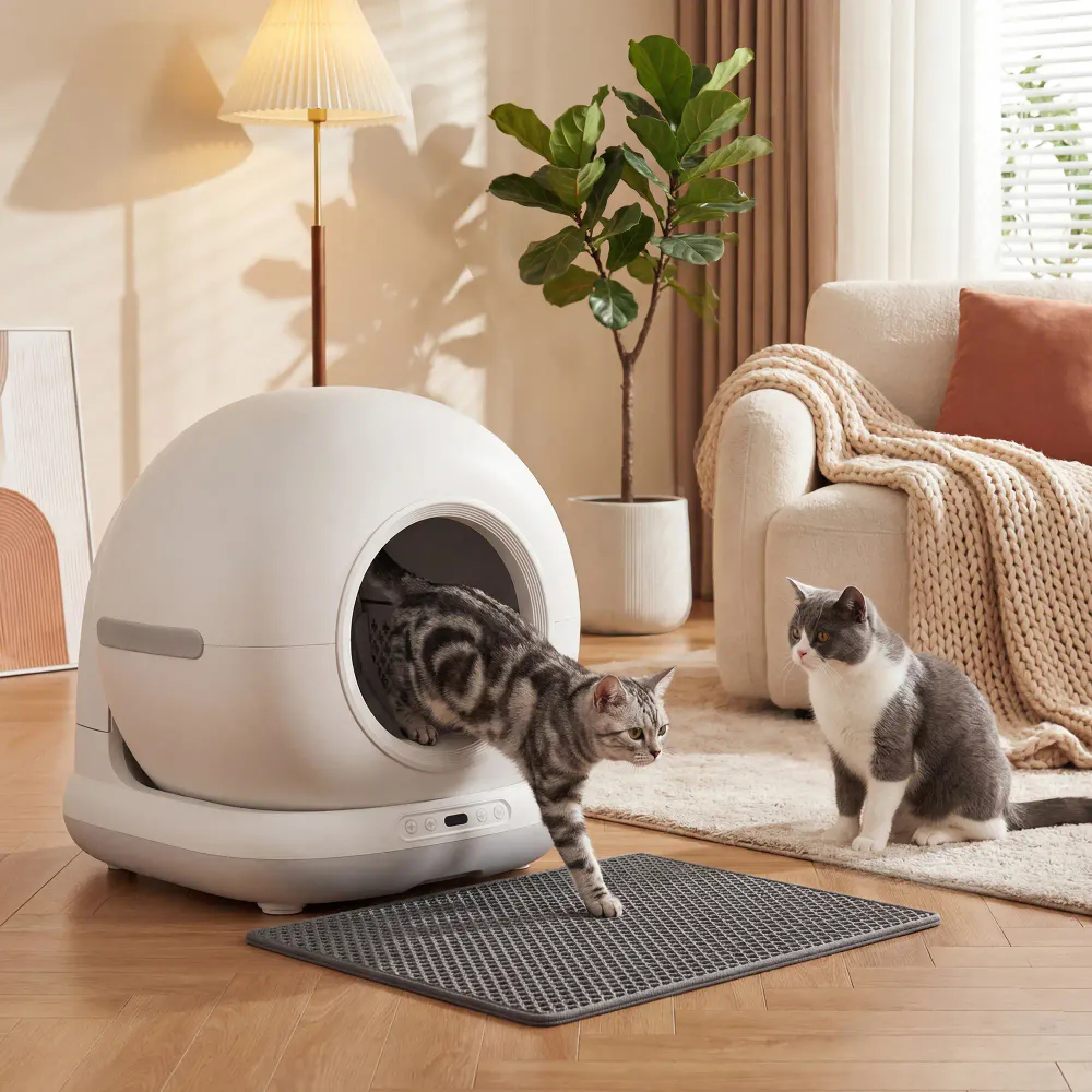 Selvrensende kattedo 72 L med kamera og appstyring