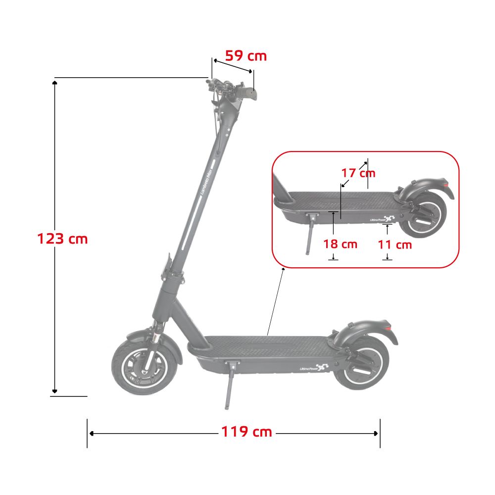 E-Scooter W-TEC Lambreto Max III 700 W 10