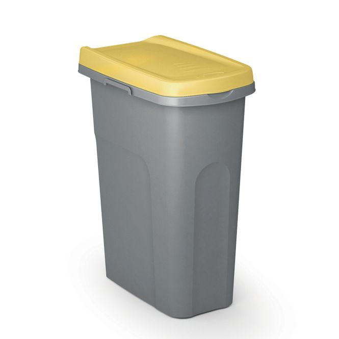 Hovedbilde Søppelbøtte CASARIA - 25L grå/gul