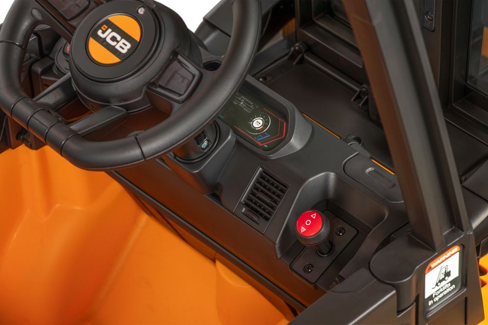 JCB Gaffeltruck Elbil for barn 12V med fjernkontroll