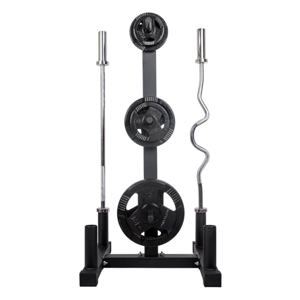 Vektskivestativ med stangholdere 30 mm – inSPORTline Mitrello