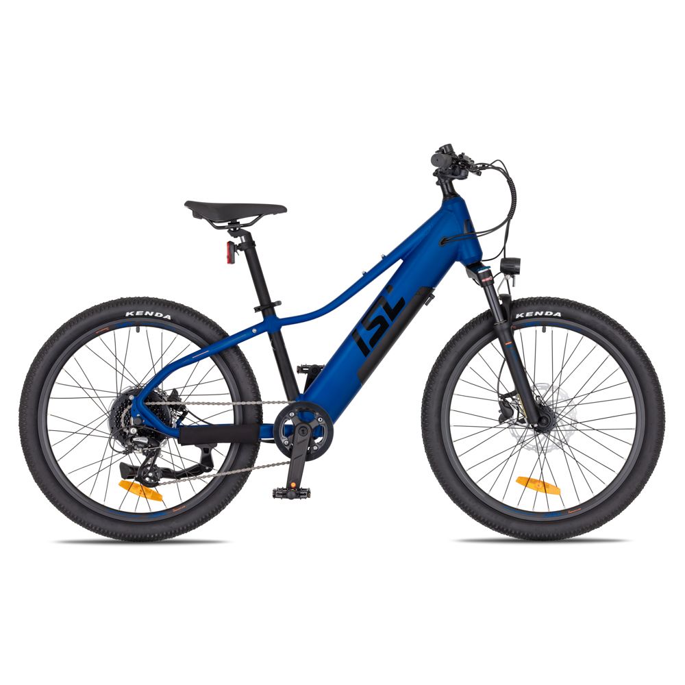 Elektrisk Terrengsykkel Barn 24” - blå/Rosa - 130-155 cm