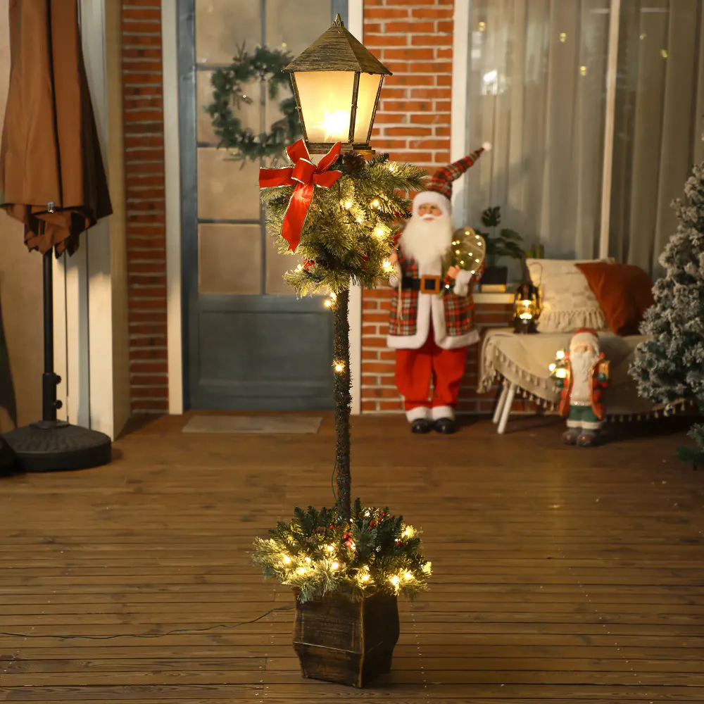 Julelykt 150 cm med 50 varmhvite LED-lys