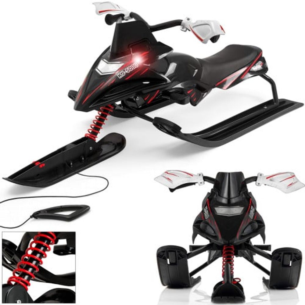 Rattkjelke Svart opp til 60kg Ski-Doo design -122 cm 